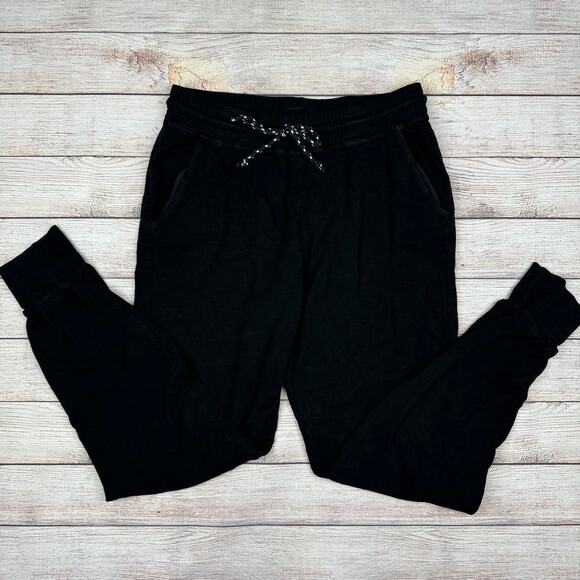 Sundry For Evereve Black Jogger Sweatpants - Picture 1 of 7